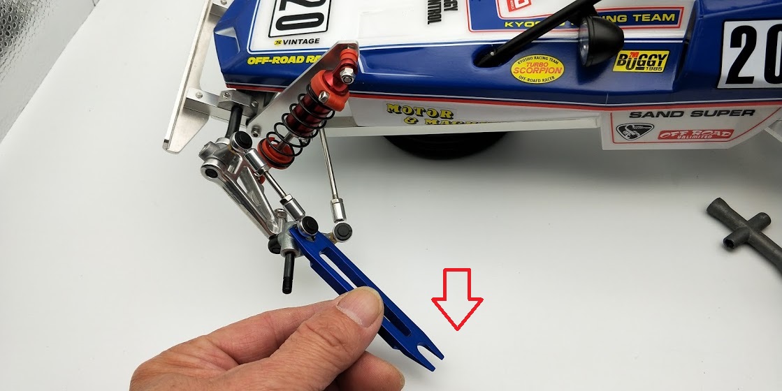 If you want adjusting Tie rod length. Please use tool remove the ball end.