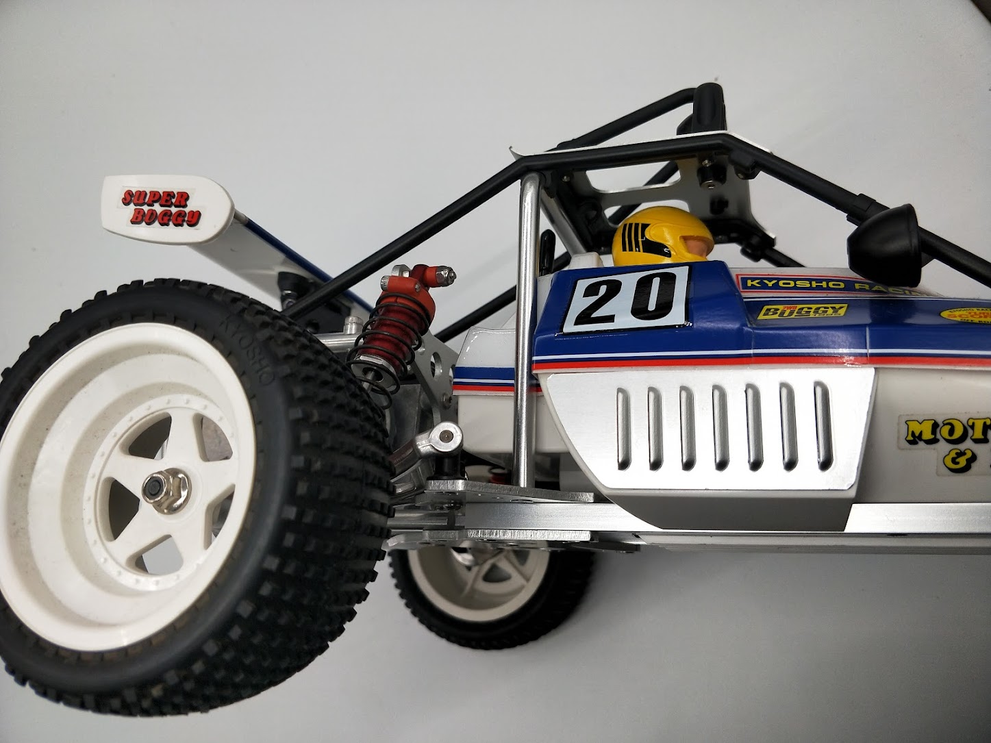 5. Kyosho Turbo Scorpion aluminum trim plate