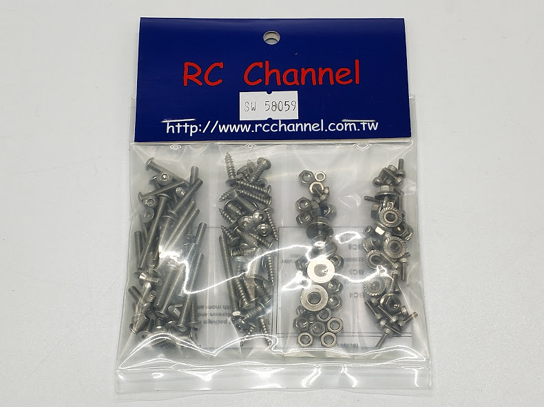 TAMIYA PORSCHE 959 CELICA GR.B Re-building stainless steel screws set.